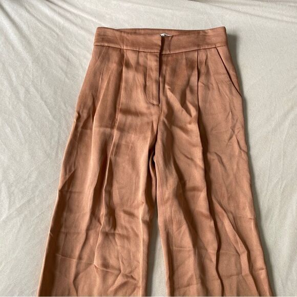 Veronica Beard Edia Pant Gold Copper Color Size 2 - Picture 4 of 8